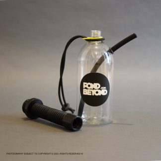 FondBeyond® breath-play 'STANDARD' plastic vaporiser, bubbler bottle (black))