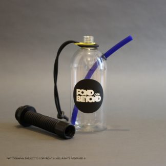 FondBeyond® breath-play 'STANDARD' plastic vaporiser, bubbler bottle (blue)))